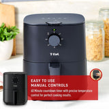 T-fal Easy-Fry Compact Air Fryer with Non-Stick Basket, 3.69-qt