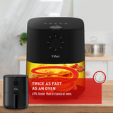 T-fal Easy-Fry Compact Air Fryer with Non-Stick Basket, 3.69-qt