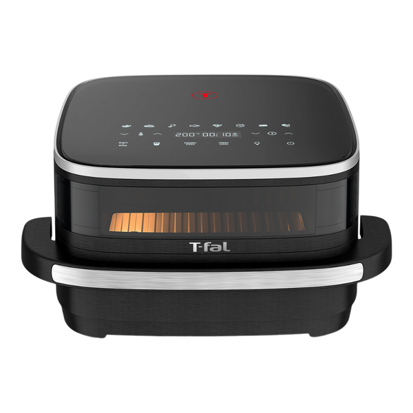 T-fal Easy Fry XL Surface Air Fryer, 10-in-1, Large Air Fryer, Super-Sized Cooking Surface, Compact Format, 4L / 4.2Qt, Black D7