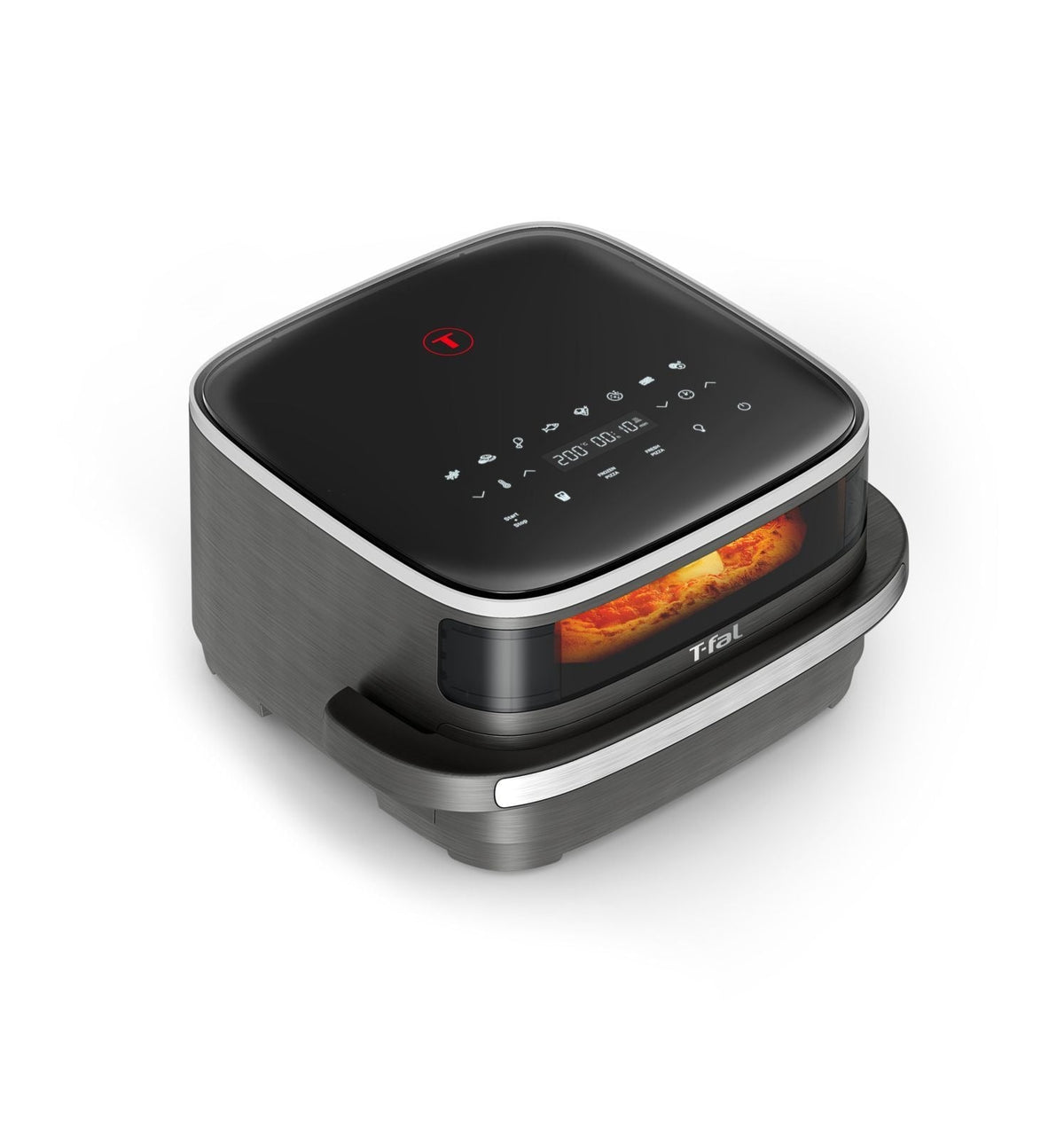 T-fal Easy Fry XL Surface Air Fryer, 10-in-1, Large Air Fryer, Super-Sized Cooking Surface, Compact Format, 4L / 4.2Qt, Black