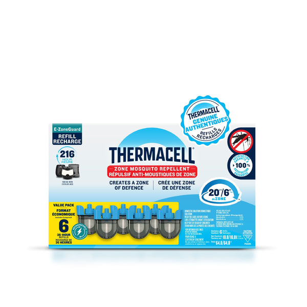 Thermacell Rechargeable 216 Hour Refill Bulk Pack, 6 36-Hour Refills L3