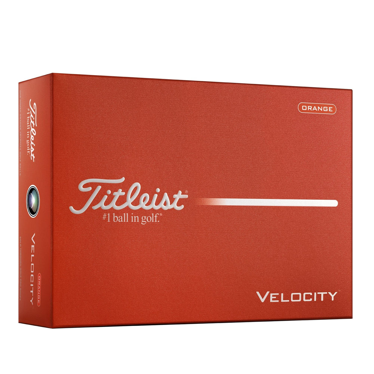 Titleist Velocity Golf Balls, Matte Orange, 12-pk