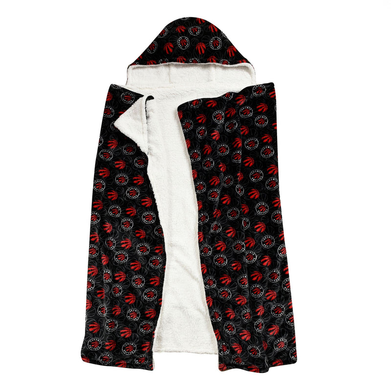 Toronto Raptors Hooded Ultra Plush Blanket N2