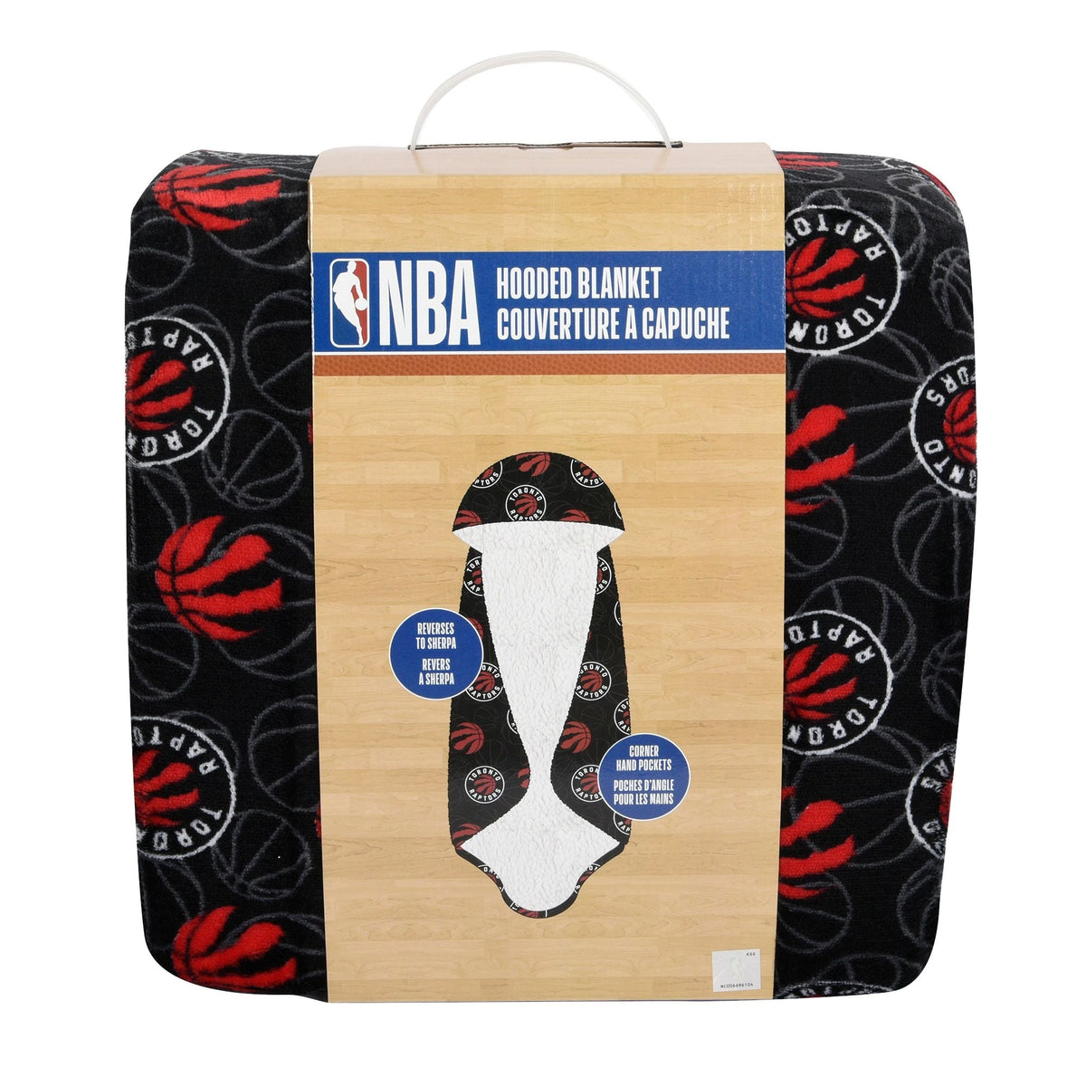 Toronto Raptors Hooded Ultra Plush Blanket