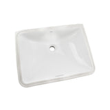 Toto 17-11/16x13-in Rectangular Vessel Undercounter Sink/Lavatory