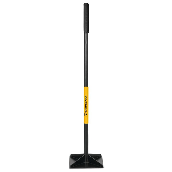 Tradesman Steel Leveling Garden Tamper with Rubber Grip, 10-in x 10-in W9