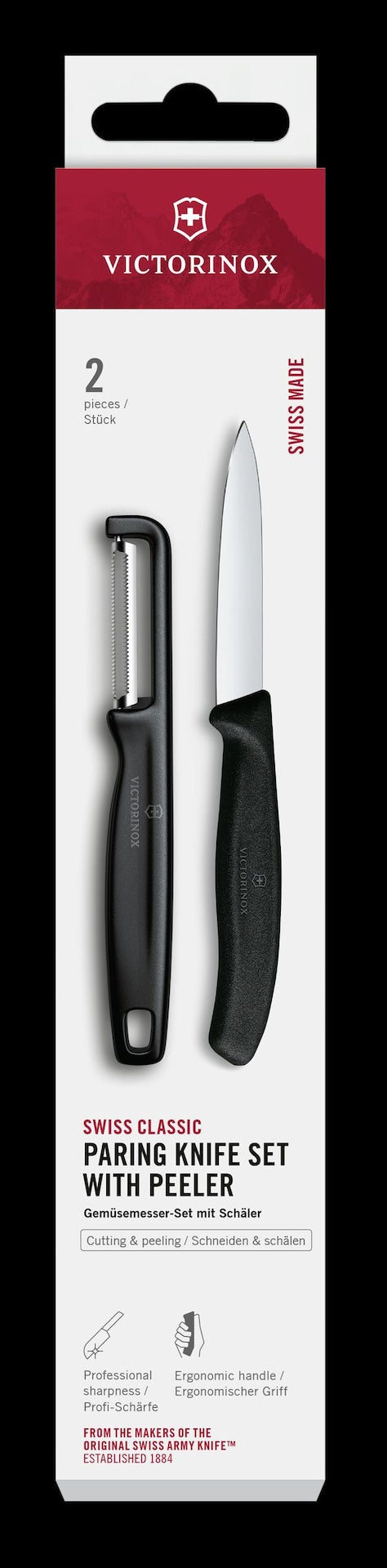 Victorinox Dishwasher Safe Paring Peeler Set, 2-pc T3