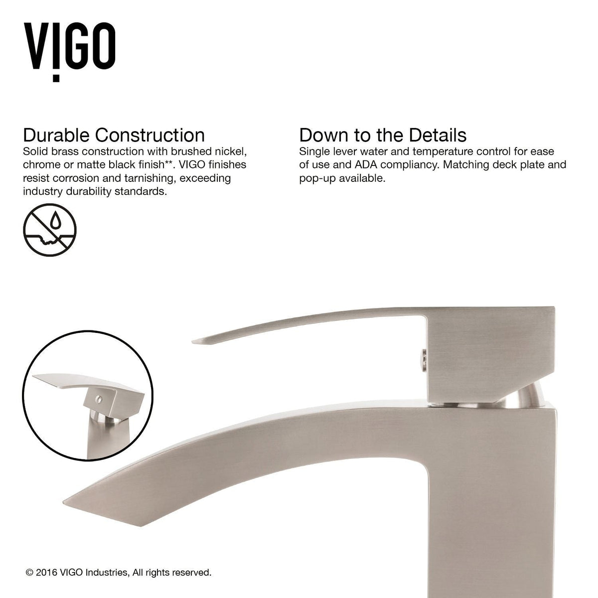 VIGO Glass Simply Silver Bathroom Sink/Basin Set with Duris Faucet and Round Vessel