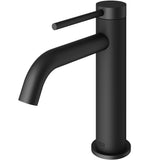 VIGO Madison Single Handle Single Hole cFiber Bathroom Sink Faucet, Matte Black