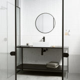 VIGO Montauk MatteStone 18x13-in Deep White Bathroom Sink/Basin with Rectangular Vessel