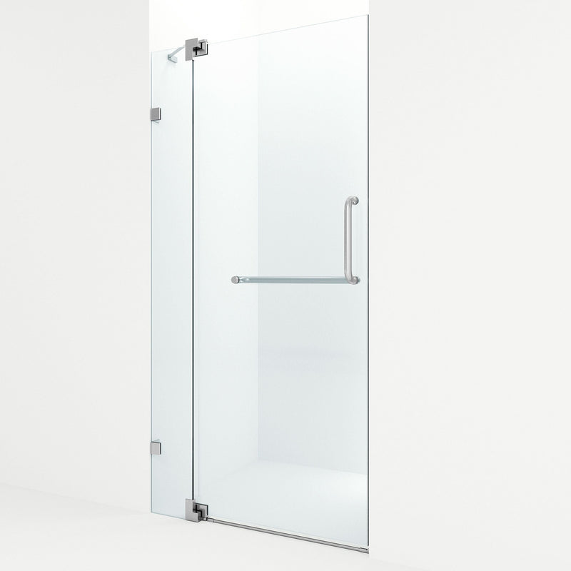 VIGO Pirouette Clear Shower Door, 42-in x 72-in T9