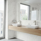 VIGO Vinca Matte Stone Vessel Bathroom Sink/Basin with Deep Bowl, White