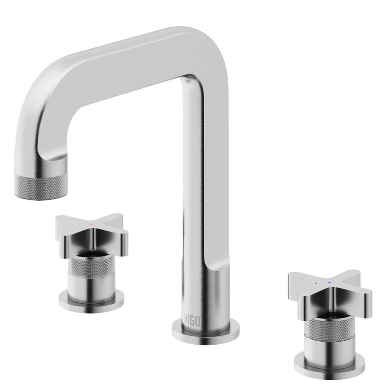 VIGO Wythe Curved Square Bathroom Faucet, Various Finishes D4