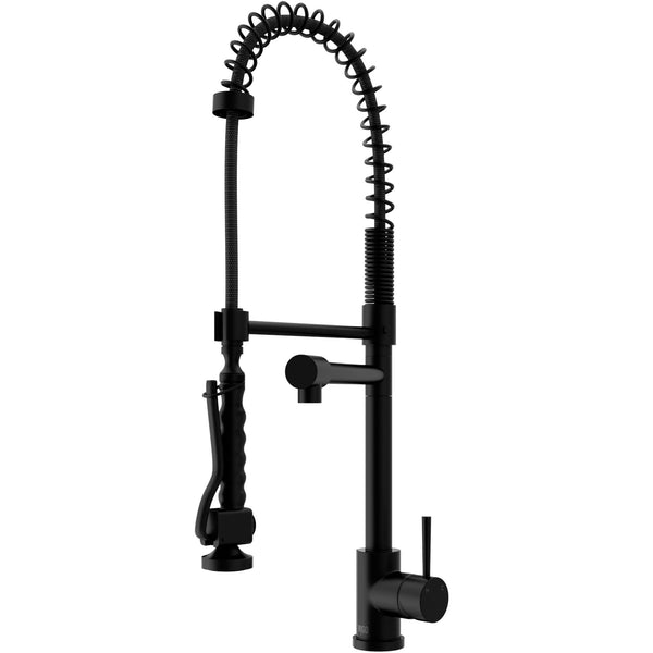 VIGO Zurich Kitchen Faucet, Matte Black D2