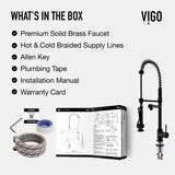 VIGO Zurich Kitchen Faucet, Matte Black