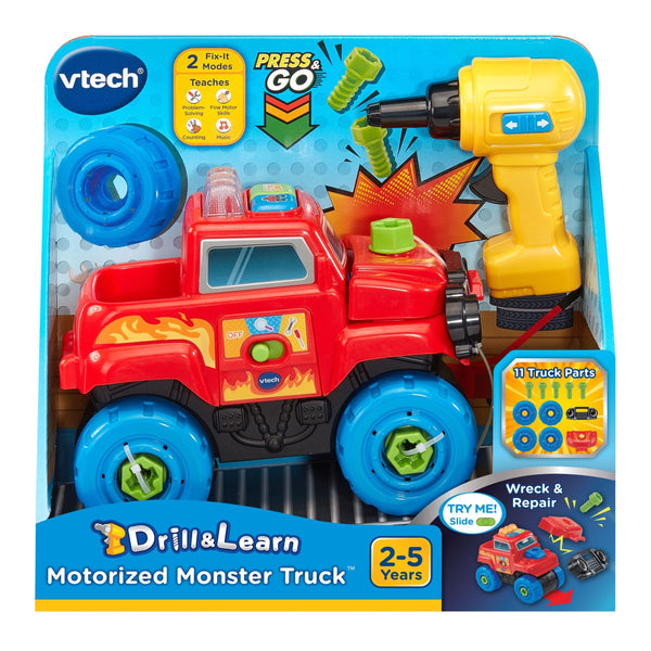 VTech Drill and Learn Monster Truck Toy for Ages 3+ F3