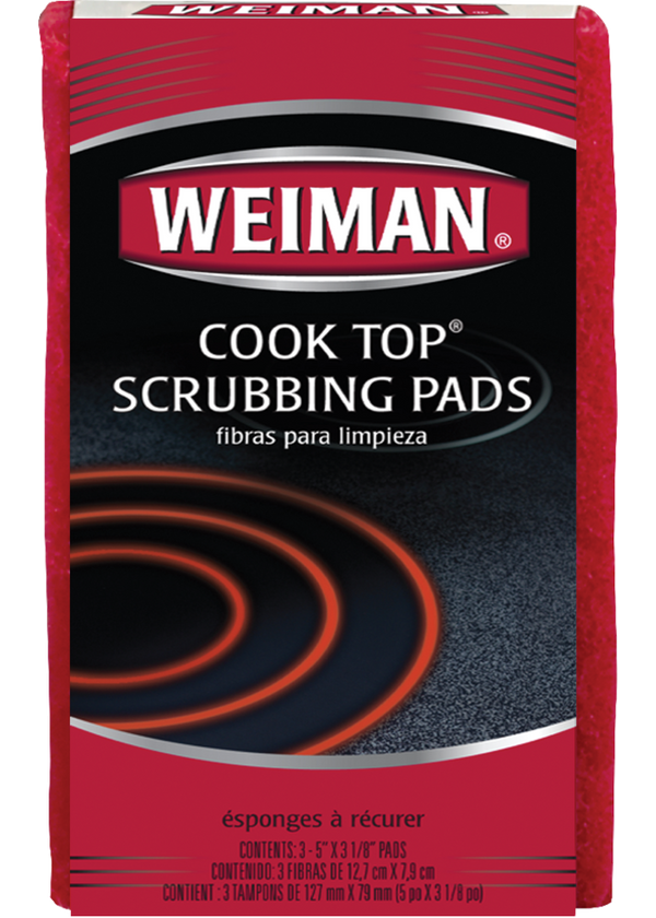 Weiman No Scratch Cooktop Scrubbing Pads for Ceramic and Glass Ranges, 3-pk Z5