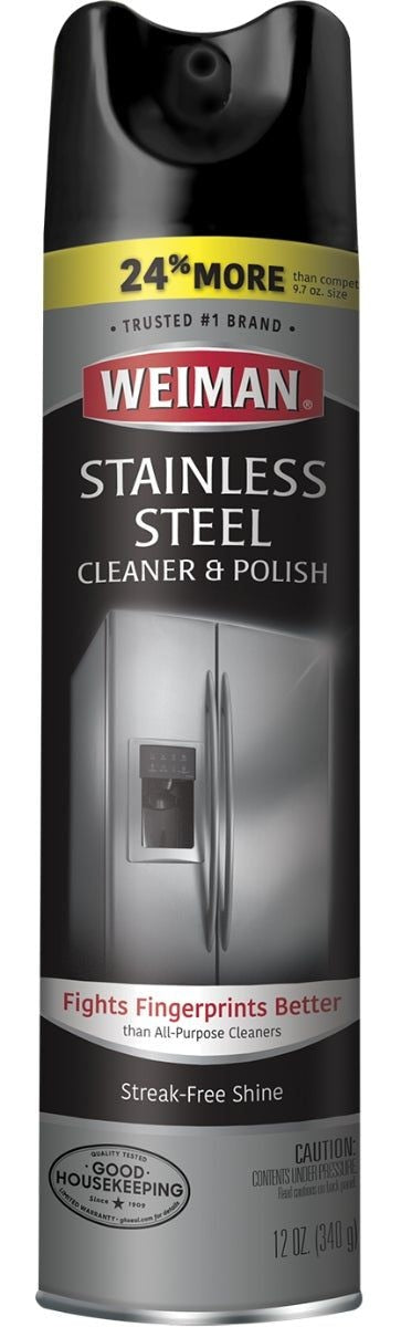 Weiman Stainless Steel Cleaner and Polish Spray, 340-g K4