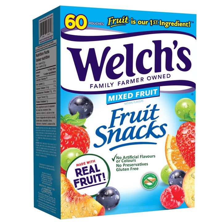 Welch's Fruit Snacks, 60 x 22 g G7