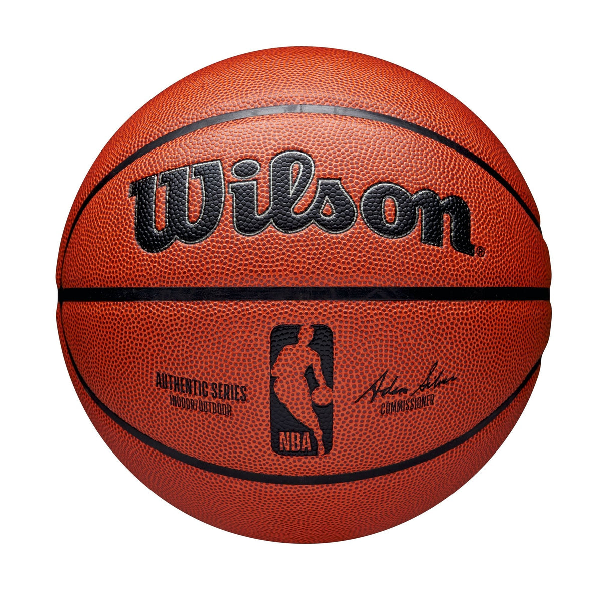 Wilson NBA Authentic Indoor/Outdoor Basketball, Official Size, Brown