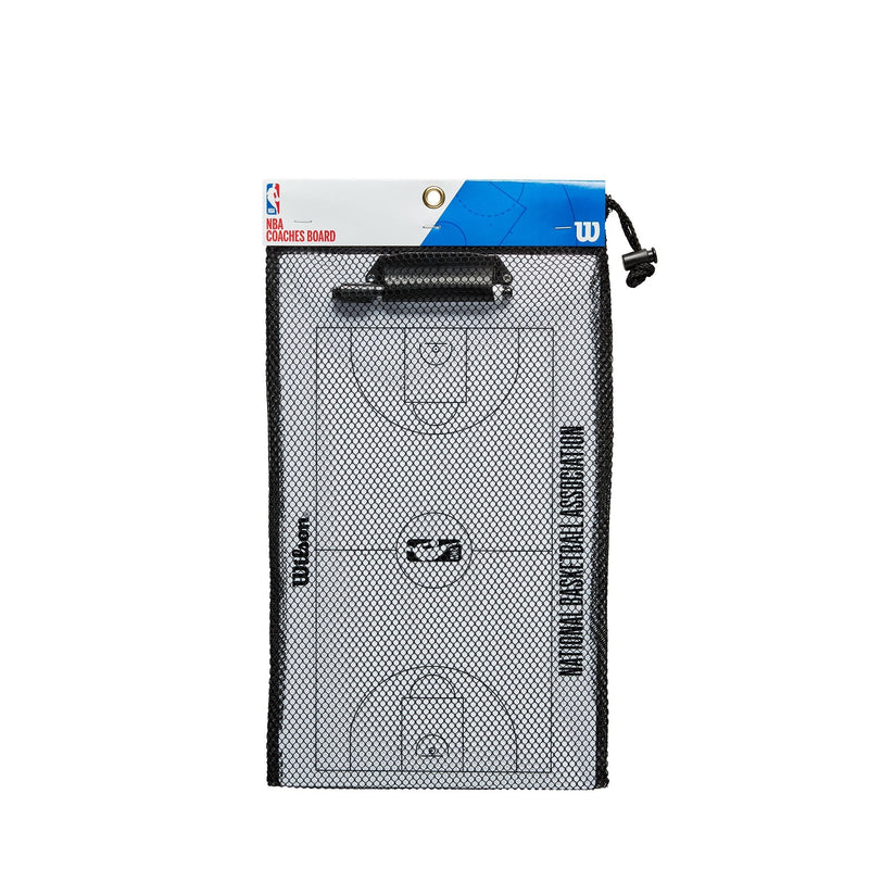 Wilson NBA Coaches Dry Wipe Erase Board, Plastic, White R2