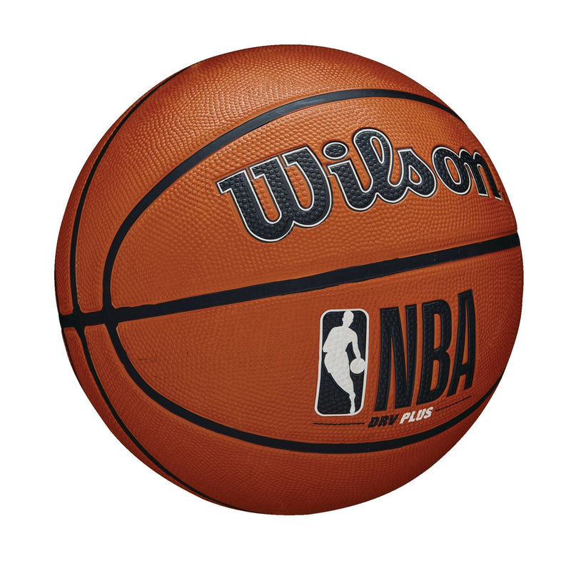 Wilson NBA DRV Plus Outdoor Rubber Basketball, Official Size 7 (29.5-in), Brown A4