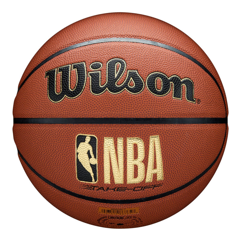 Wilson NBA Takeoff Indoor/Outdoor Basketball, Official Size 6 (28.5-in) B1
