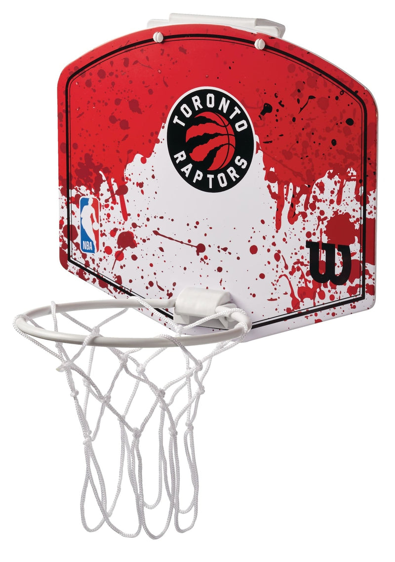Wilson NBA Toronto Raptors Over-The-Door Mini Basketball Hoop & Net Set withBall K0