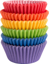 Wilton Paper Baking Cups, Rainbow, 2-in, 150-pk
