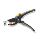 Woodland Tools Super Duty Adjustable MaxForce Bypass Pruner, Ergonomic Grip