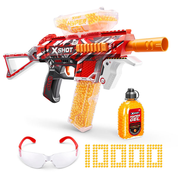 XSHOT Hyper Gel Trace Fire Blaster with 10,000 Gel Pellets L6