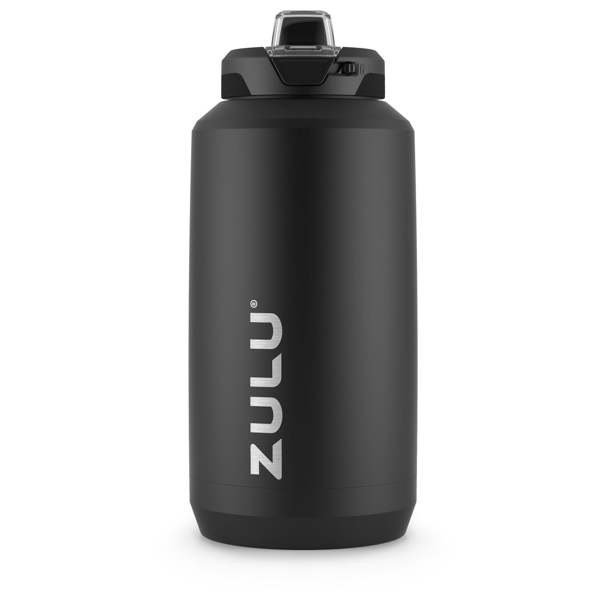 Zulu Goals Vacuum Insulated Stainless Steel Jug, 32-oz, Black, with Easy Grip Handle